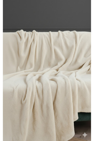 OSIO Bella Wellsoft Tv Blanket 130X170 cm Cream