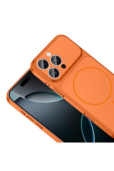 m.tk moveteck iPhone 15 Pro Max Kılıf 17 Pro Max Görünümlü Magsafe Özellikli Kamera Korumalı Pc Çevirici Kapak