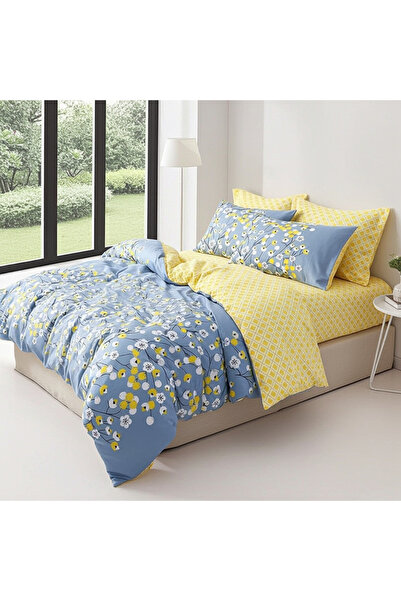 Pucioasa 4-piece bed linen with elastic Kansas PX058