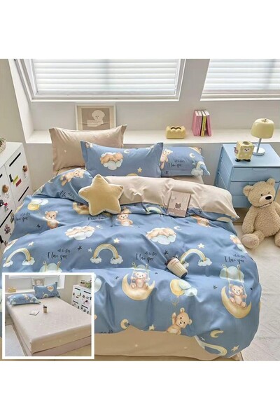 Pucioasa Bed linen with elastic 6 pieces Morun SX056
