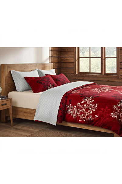 Pucioasa 6-piece elastic bed linen Red Dream SX188