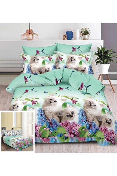Pucioasa 3D bed linen without elastic 6 pieces Dragon SD024