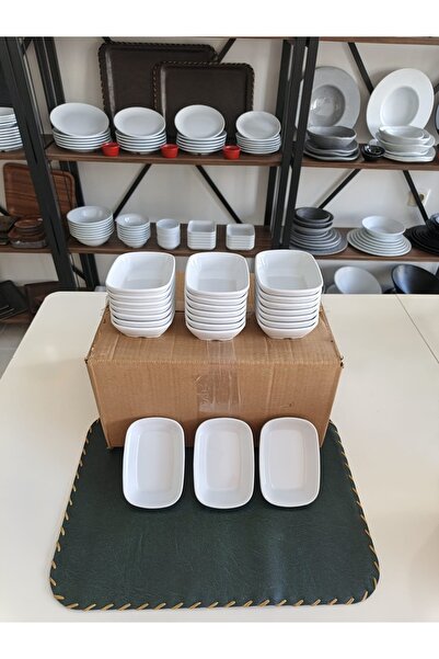 BARITCIOGLU Kayak Plate Mezelik Snack Plate Breakfast Plate 20 Pieces