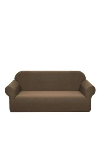 Generic غطاء أريكة AMERTEER قابل للتمدد لشخصين، واقي أريكة مرن مانع للانزلاق، غطاء قابل للغسل من قماش الجاكار