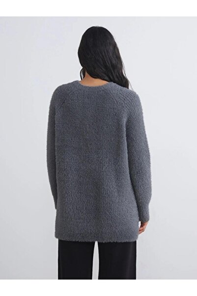 LC Waikiki guler rotund Tricotaj pentru femei Tunica (W5)