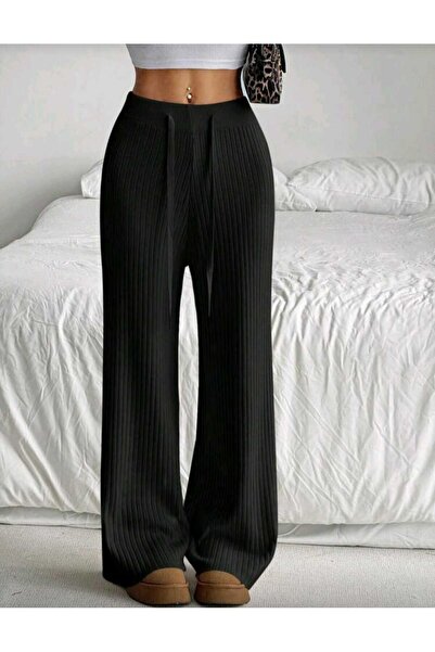 FIRAT KAZAK TRİKO İPLİK DETAYLI PANTOLON