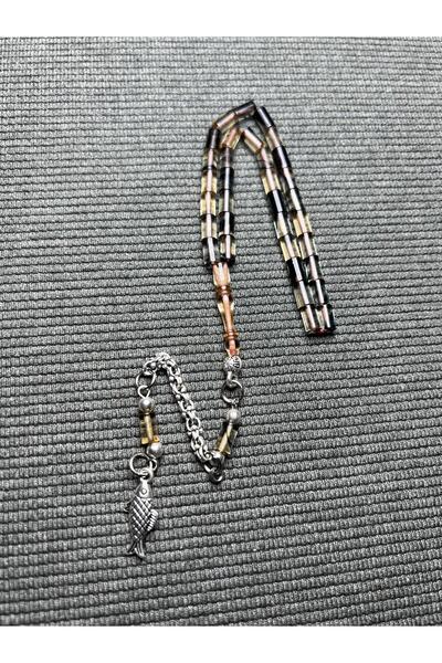 CİELORE Ateş Kehribar Kesme Model Tesbih