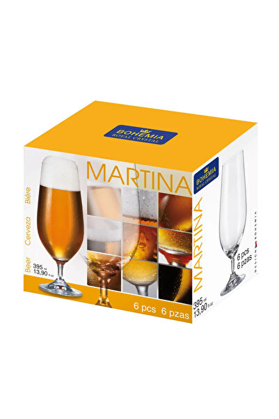 Bohemia Royal Crystal Set of 6 Bohemia crystal glasses Martina 395 ml