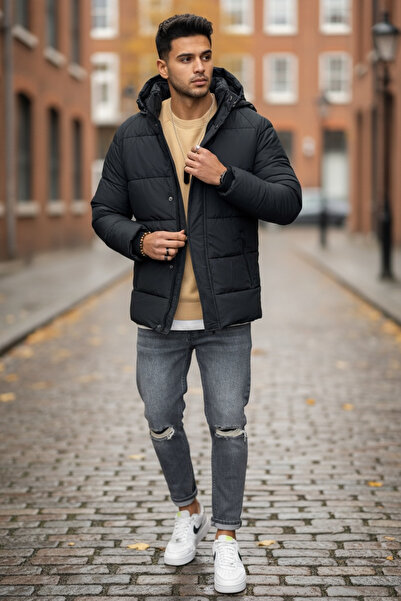 dehaine Men's winter fur jacket, 5157