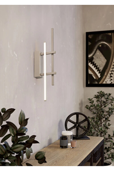 Eglo 902142'Trepiliano' Sand Color Aluminum Steel Wall Sconce