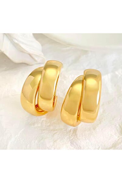 Venus Design Çelik Mini 2 Halka Küpe