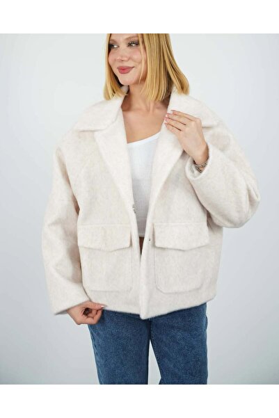 SUN STYLE oversized ΠΛΕΚΤΟ ΜΠΟΥΦΑΝΤΟ ΜΕ ΤΣΕΠΕΣ ΜΕ ΦΟΥΡΝΙΑ ΚΑΙ ΛΕΠΤΟΜΕΡΗ ΚΟΥΜΠΙΑ