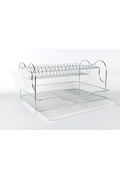 Salsa Two-tier Dish Drainer, Salsa, Silver
