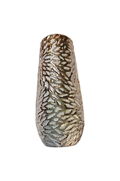 Clini Vază decorativă din ceramică, aurie 32 cm