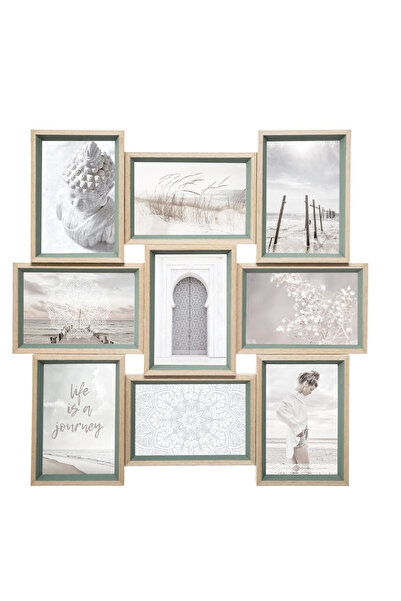Other Moly 9-photo frame, green/