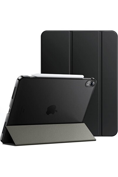 JETech Slim Hard Back Case for iPad Air 5/4 (10.9", 2022/2020) - Black (PU & PC)