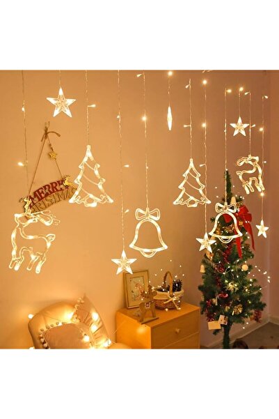 Generic Curtain Light Fairy Light, LED Christmas String Lights Bells Light El...