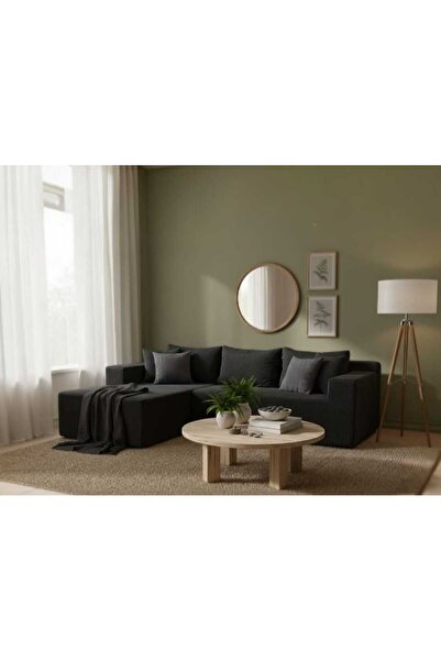 Ravessi Comfort Eko Modüler Köşe Koltuk Takımı-Modern Şık Salon Koltuğu