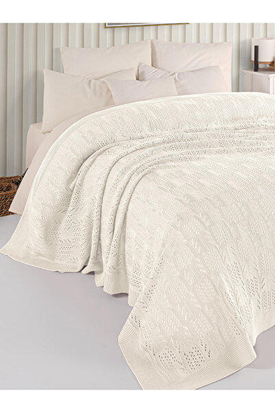 WOOLHOME ÇİFT KİŞİLİK TRİKO ÖRGÜ YATAK ÖRTÜSÜ 220X240