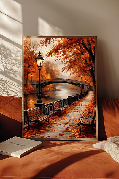 ARTCASTLE Tablou unic cu ramă din lemn Autumn