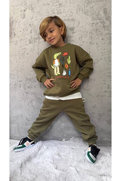 Alvadonna Timsahli Boy's Top and Bottom Set