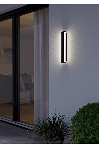 Eglo 900676 Outdoor " Nevıano " Black Steel, Plastic Wall Sconce Lighting Led Max: 2X3,7W Ip55 B