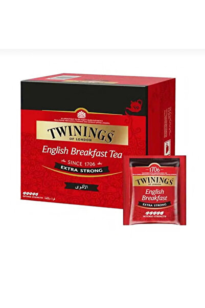 Twinings شاي الإفطار الإنجليزي القوي جدًا، 50 كيس شاي