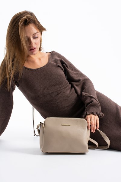 colorfullbag Sanmorris 3-Compartment Adjustable Strap Crossbody Bag