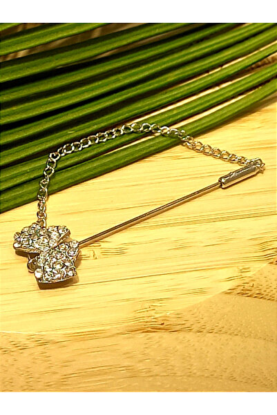 Monalisa Home Lüks Gösterişli Metal Yaka İğnesi