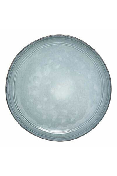 Other STONEWARE PLATE 26cm Flower rustic blue