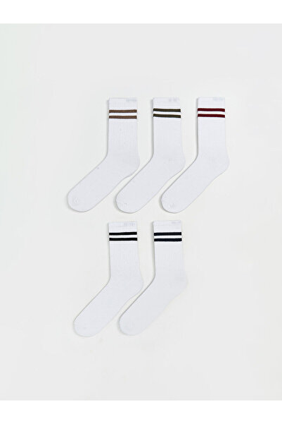 LC Waikiki جوارب رجالية مخططة من فيجن نيو سيزون، عبوة من 5 قطع