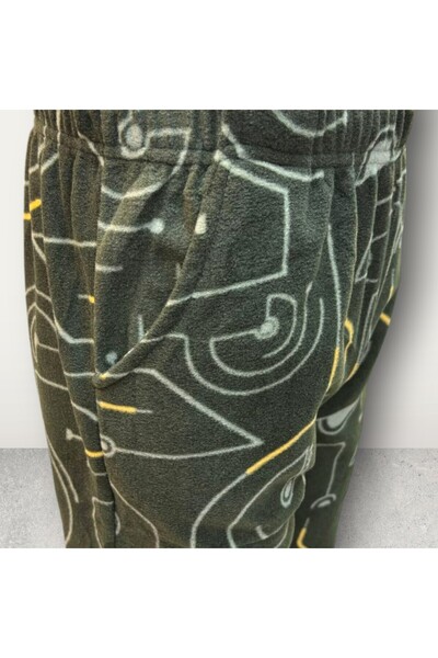 Hirazenmoda Unisex Fleece Pajama Bottoms – Soft, Warm, and Comfortable Fabric