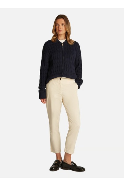 Tommy Hilfiger Kadın CO STRETCH GMD SLIM CHINO WW0WW45920-THZ00