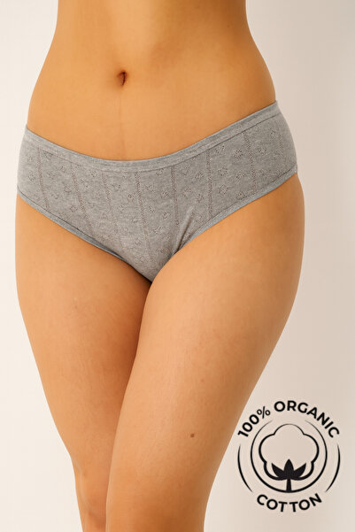 NETLY Women's Jacquard Bato Panties (12 Pieces) - 100% Cotton