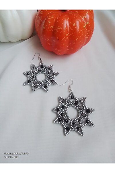 İPAR AKSESUAR Handmade Earrings with Sand Beads