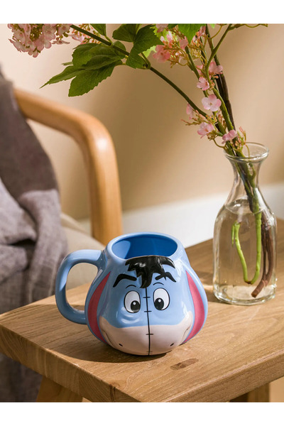 LC Waikiki LCW HOME Mavi YEBU Winnie The Pooh Eeyore Baskılı Seramik Kupa 520