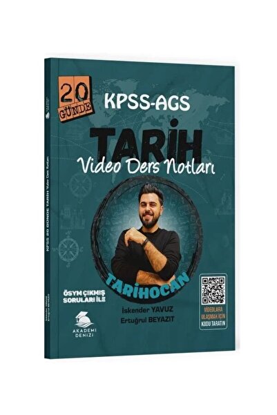 Anla Kazan Yayınları Akademi Denizi 2026 KPSS MEB-AGS 20 Günde Tarih TARİHOCAN Video Ders Notları