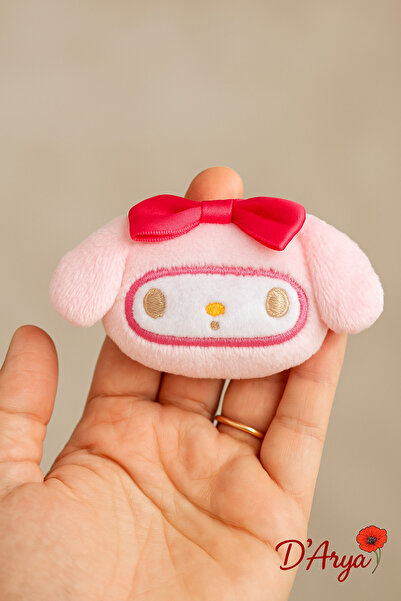 Darya D’Arya Pink Rabbit Figured Plush Rubber Hair Clip for Girls and Teenage...