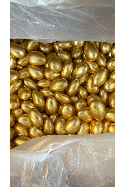 EMİNÖNÜ DÜNYASI Parlak Altın Renkli Badem Draje 250 Gr