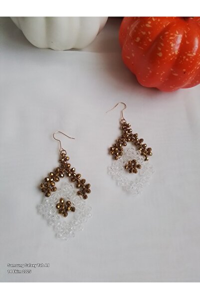 İPAR AKSESUAR Handmade Earrings with Sand Beads