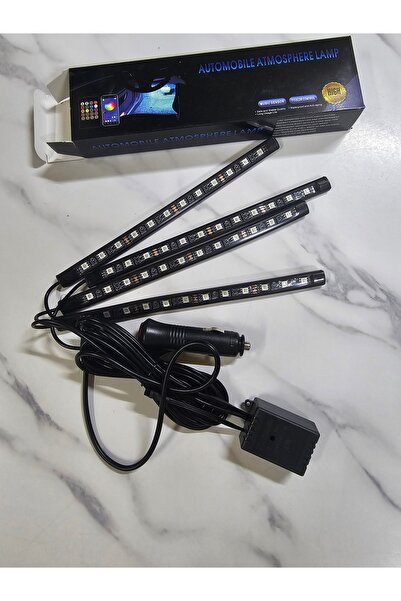 Led Araç içi ayak altı sese ve müziğe duyarlı kumandalı