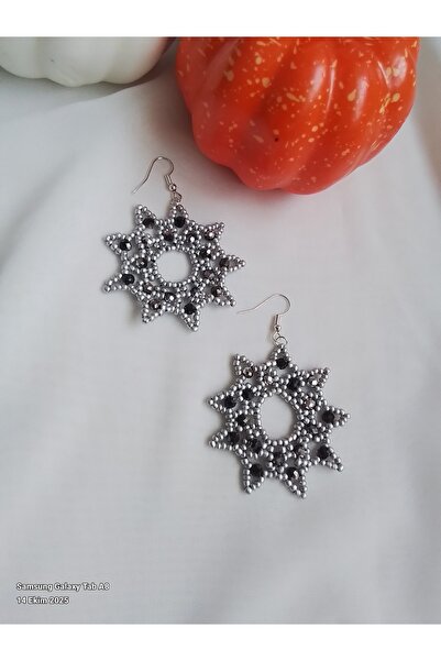 İPAR AKSESUAR Handmade Earrings with Sand Beads