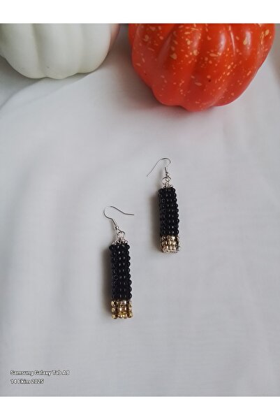 İPAR AKSESUAR Handmade Earrings with Sand Beads
