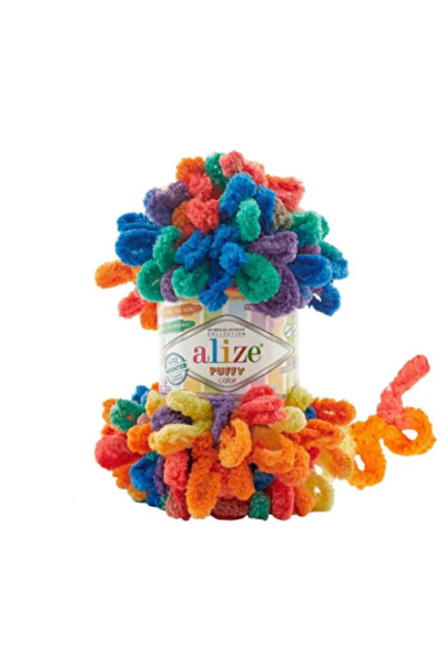 Alize 5 Pcs Set Of Puffy Color Yarn Turkey - 6511