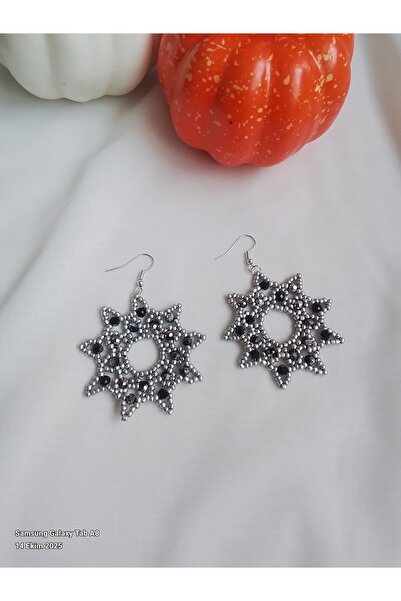 İPAR AKSESUAR Handmade Earrings with Sand Beads