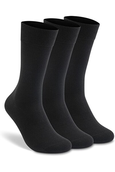 Generic جوارب رسمية للرجال من صوف الميرينو الرقيق من LIXIA - 3 أزواج