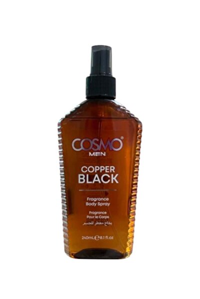 Cosmo Cooper Black Body Spray for Men by - 240 ml