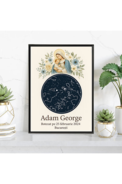 Legendary Gifts Tablou personalizat cu harta stelelor