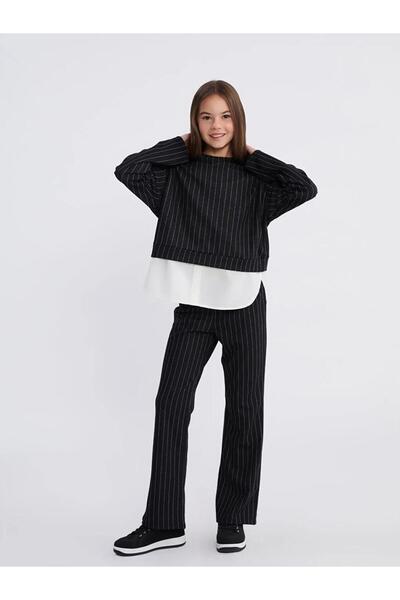 LC Waikiki Crew Neck Girls' Sweatshirt and Pants (W5)