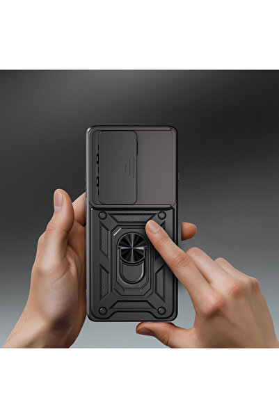 ZM STORE Tecno Camon 40 4g Compatible Case Magnetic Stand Camera Protection Sliding Vega Cover